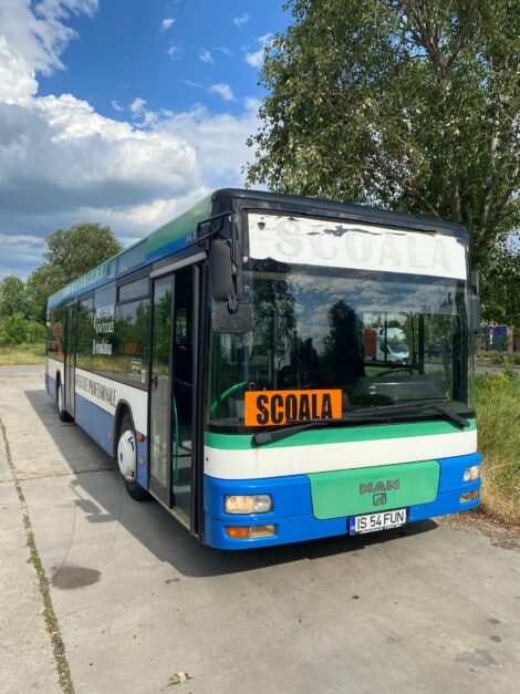 Autobuz / autocar scoala de soferi Categoria D SERDAX Iasi , autobuz MAN cutie automata